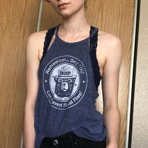 Smokey the Bear Crew Neck Tank